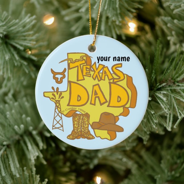 Texas Dad ornament  (Tree)