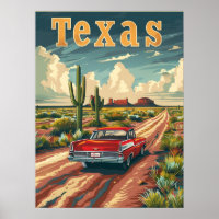 Texas Desert Vintage Car