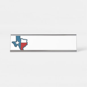 Texas Desk Name Plate