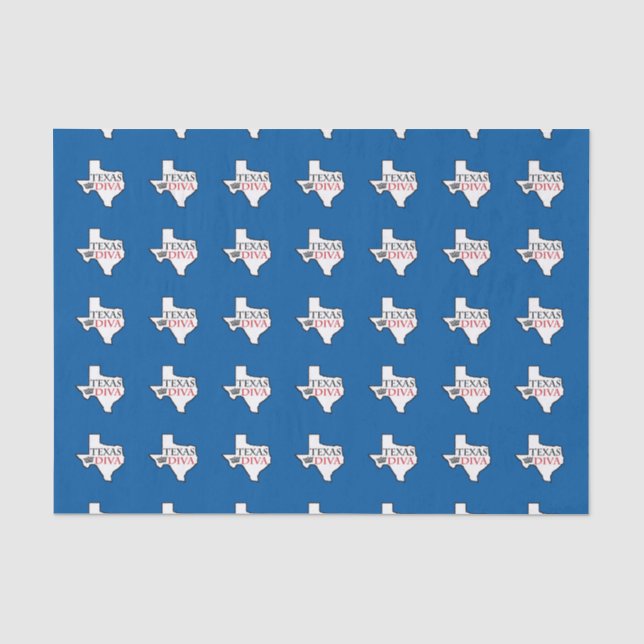 "Texas Diva" Tissue Paper (Front)