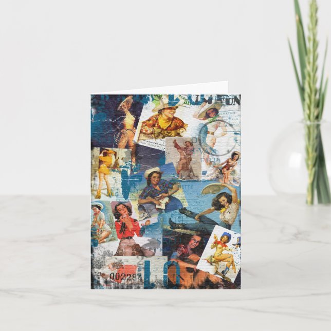 Texas Eclectic " Cowgirl Collection No. 2 Card (Front)