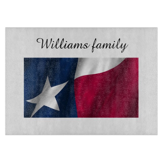 Texas family Cutting Board (Front)