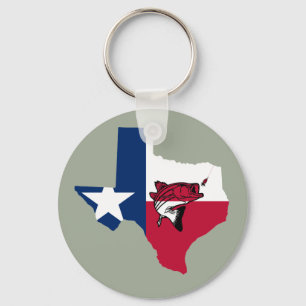 Texas Fishing Key Ring