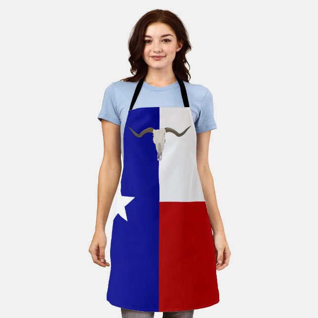 Texas flag apron (Worn)