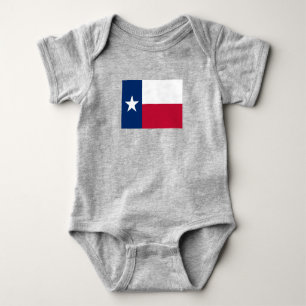 Texas flag baby bodysuit