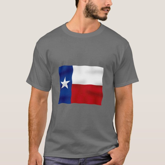 Texas Flag - Basic Dark T-Shirt (Front)
