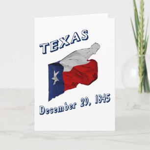 TEXAS FLAG & BIRTHDAY CARD