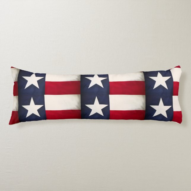 Texas flag Body Pillow (Front)