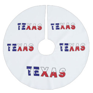 Texas Flag Brushed Polyester Tree Skirt