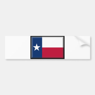 Texas Flag Bumper Sticker