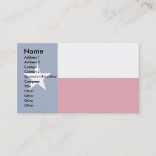 Texas Flag Business Card