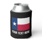 Texas flag can coolers | Texan pride beer holder