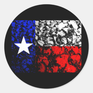 Texas Flag Classic Round Sticker