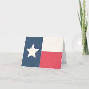 Texas Flag Country Style Greeting Card