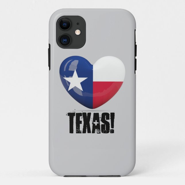 Texas Flag Cutout Case-Mate iPhone Case (Back)