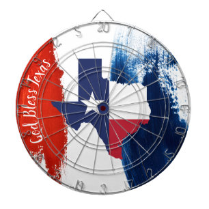 Texas Flag Dart Board