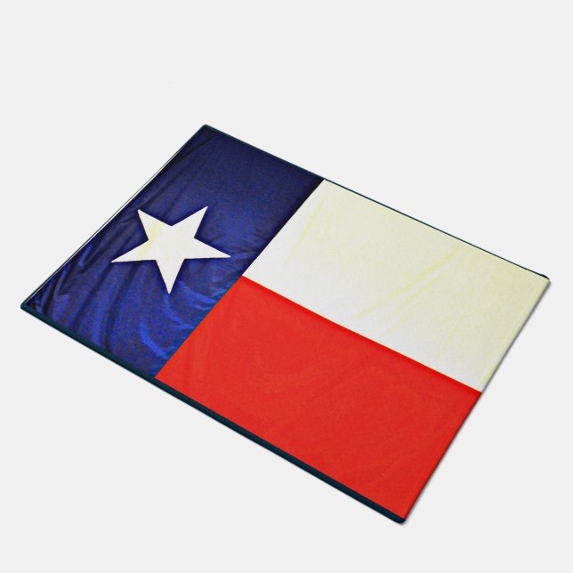 Texas Flag Door Mat (Angled)