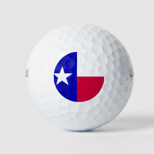 Texas flag golf balls