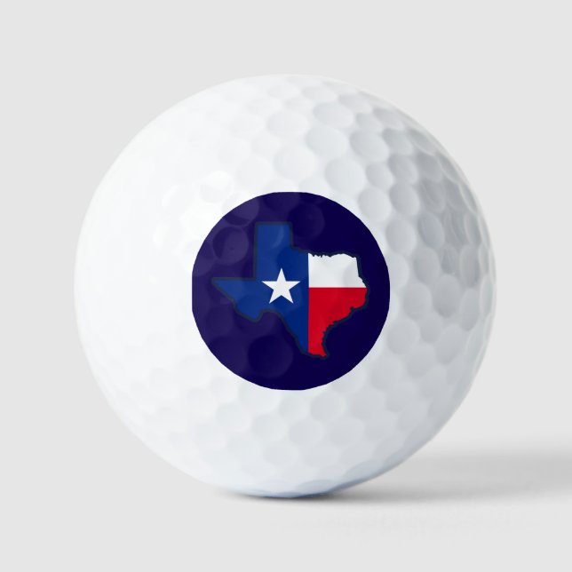 Texas Flag Golf Balls (Front)
