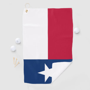 Texas flag golf towel