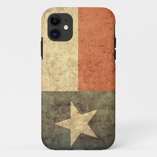 Texas Flag - Grunge Case-Mate iPhone Case (Back)