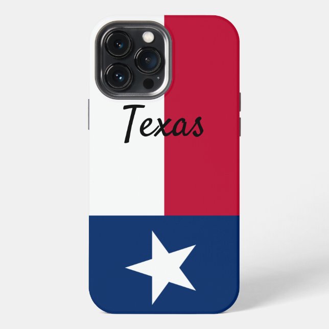 Texas flag iPhone case cover (Back)