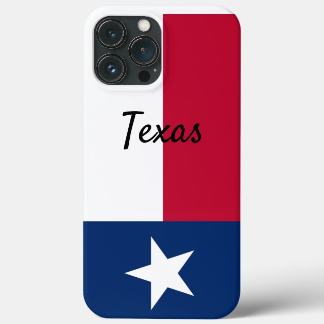 Texas flag iPhone case cover (Back)