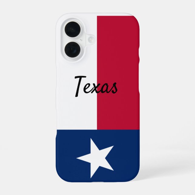 Texas flag iPhone case cover (Back)