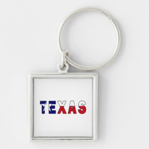 Texas Flag Key Ring