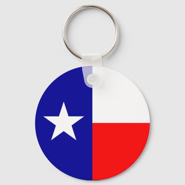 Texas Flag Key Ring (Front)