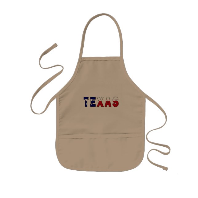 Texas Flag Kids Apron (Front)