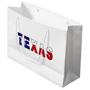Texas Flag Large Gift Bag