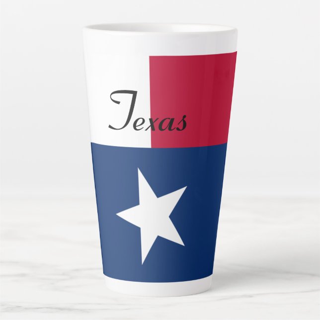 Texas flag Latte Mug (Front)