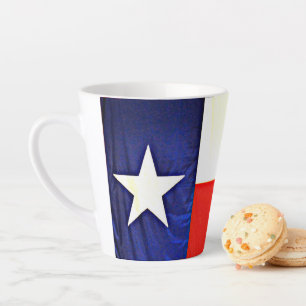 Texas Flag Latte Mug