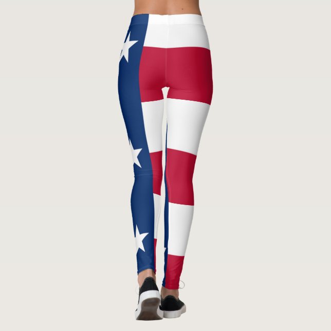 Texas flag leggings (Back)
