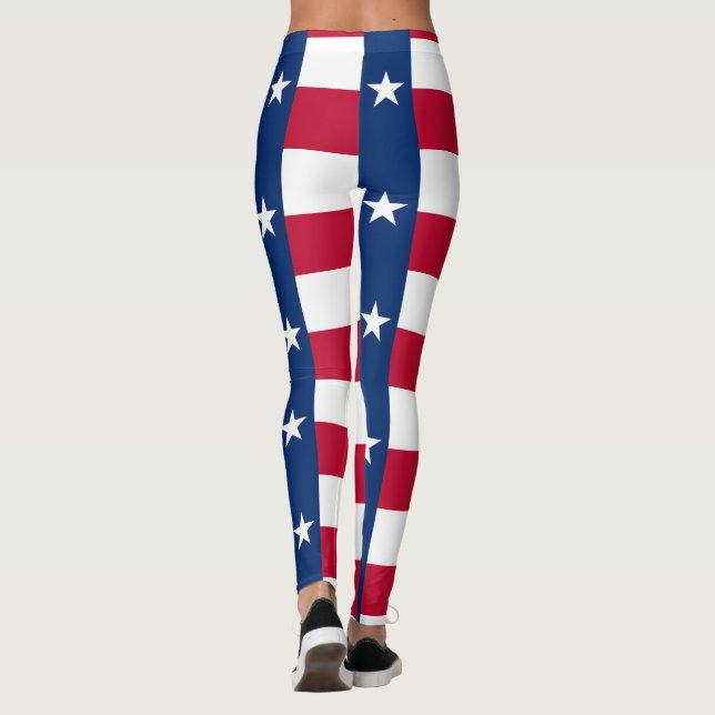 Texas flag leggings (Back)