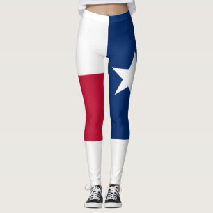 Texas flag leggings