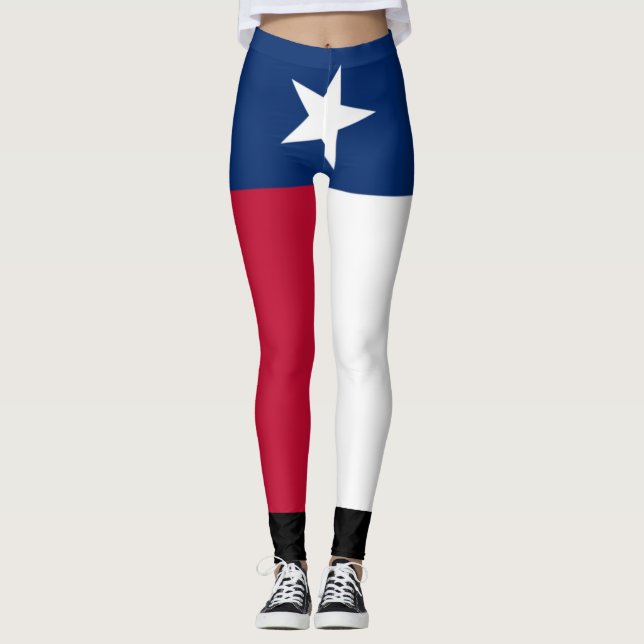 Texas flag leggings (Front)