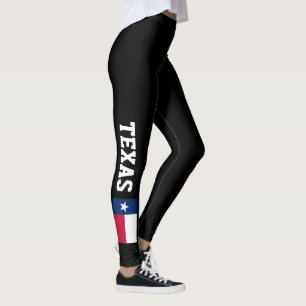 Texas flag leggings for sport fitness yoga