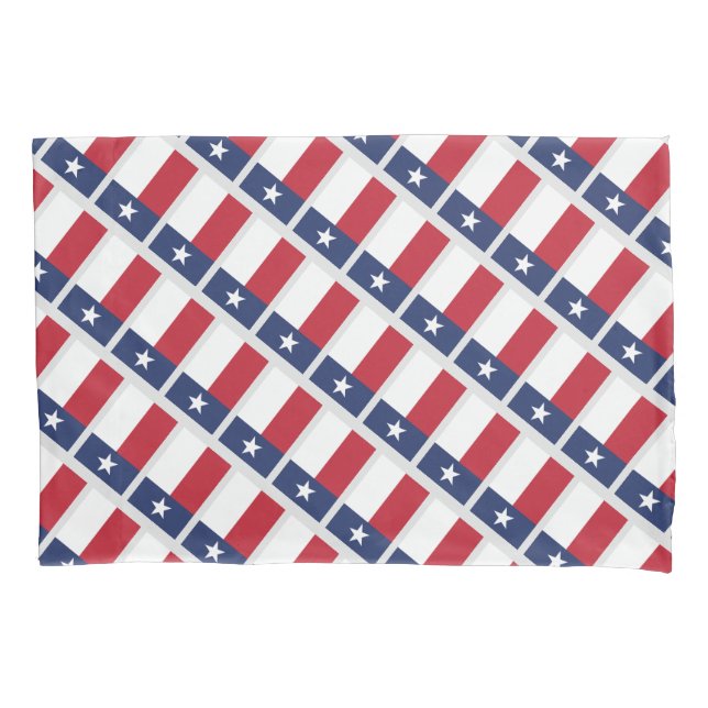 TEXAS FLAG Lone Star State Customised Reversible Pillowcase (Front)