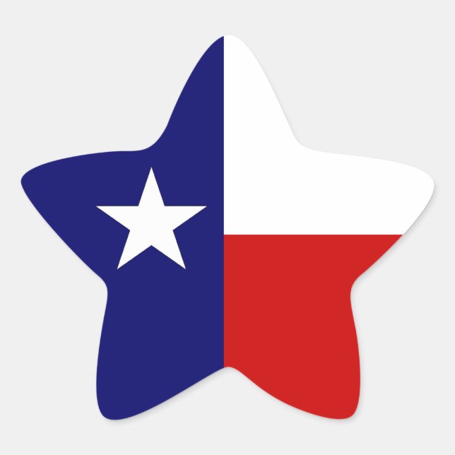 Texas Flag Lone Star State Travel Promo sticker (Front)