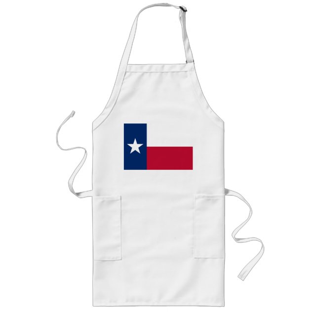 Texas flag long apron (Front)