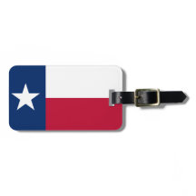 Texas flag luggage tags for bags and suitcases