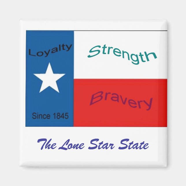 Texas Flag Magnet (Front)