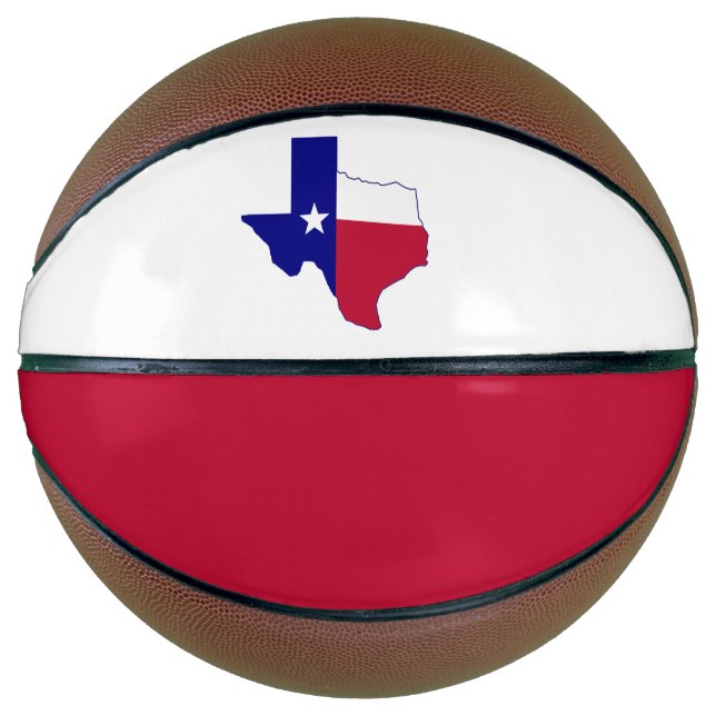 Texas Flag Map Basketball (Front)