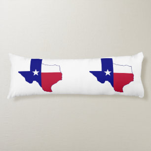 Texas Flag Map Body Cushion