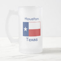 Texas Flag Map City Mug