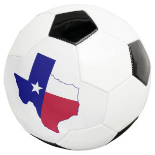 Texas Flag Map Football