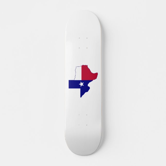Texas Flag Map Skateboard (Front)