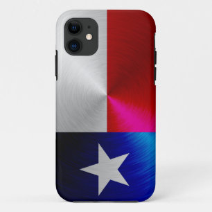 Texas Flag; metal-look iPhone 5 Case
